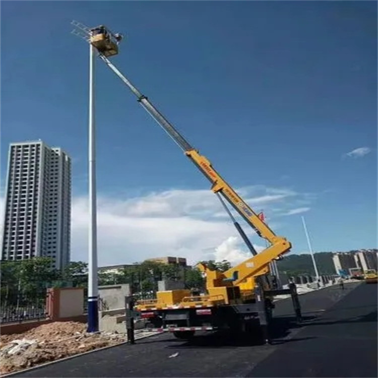 陕州维修路灯的曲臂升降车出租